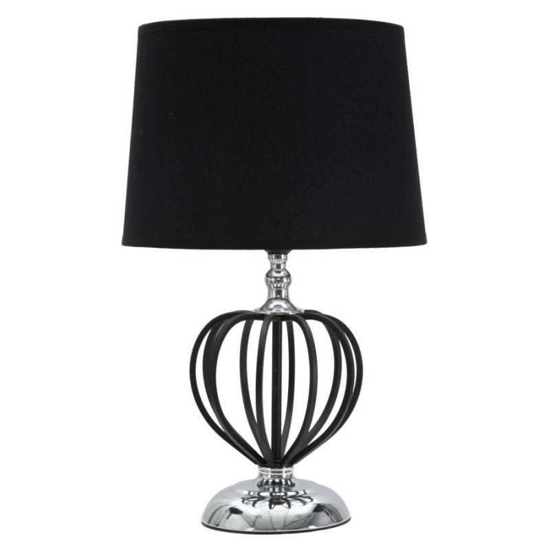 Lampadelle A Da Tavolo Darky Silver cm ø28x44,5