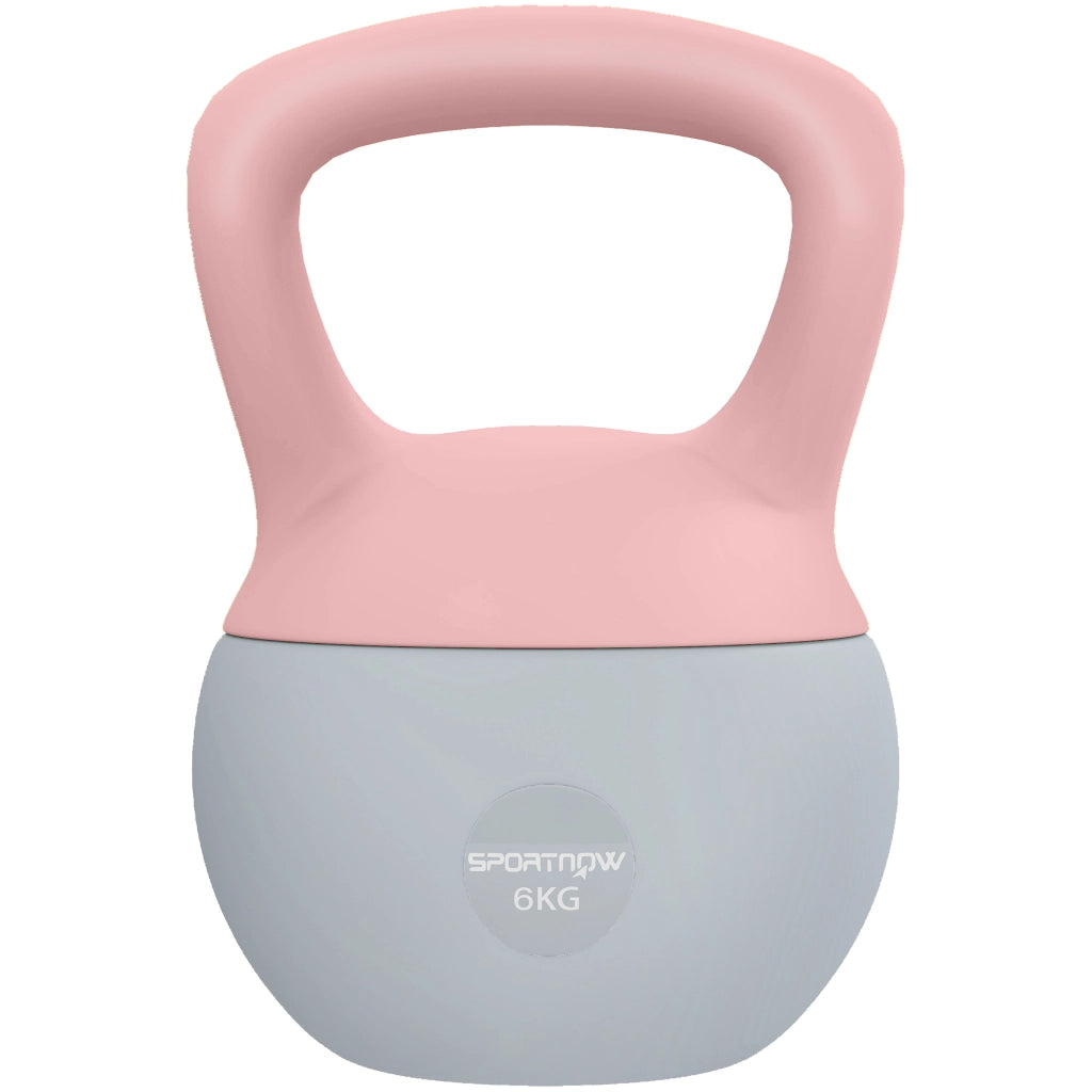 Kettlebell 6 kg ¨C Minimal ¨C 19x19x28 cm Rosa