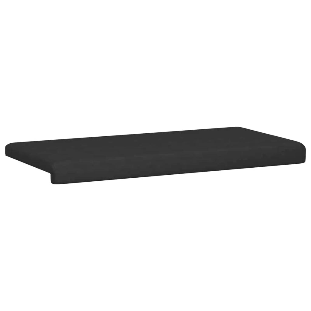 Cuscino per panchina Microfibra Nero Profondità 35 cm 42043286