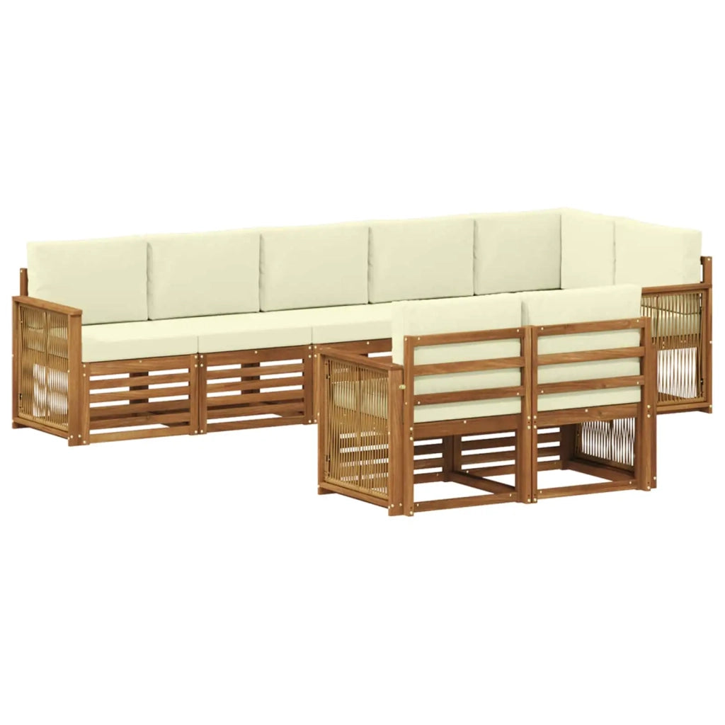 Set divani Legno di Acacia Massello 3384506
