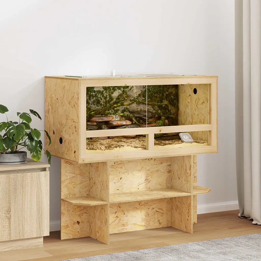 Terrario Marrone 100 x 50 x 100 cm OSB