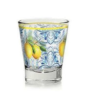 Set 3 Bicchieri Tazzine Caffè in Vetro Columbia Sunny Lemon