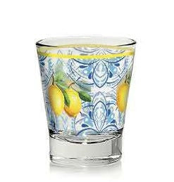 Set 3 Bicchieri Tazzine Caffè in Vetro Columbia Sunny Lemon