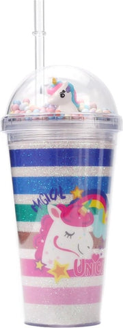 Bevande Recuperabile con Cannuccia e Coperchio per Bambini 450 ml