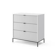 Vicco Cassettiera Bianco 42 x 81.2 cm con 3 cassetti