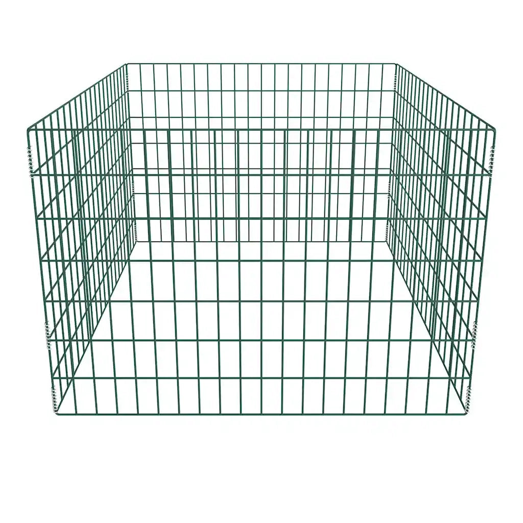 Compostiera da Giardino Quadrata a Rete 100 x 100 x 70 cm 141206