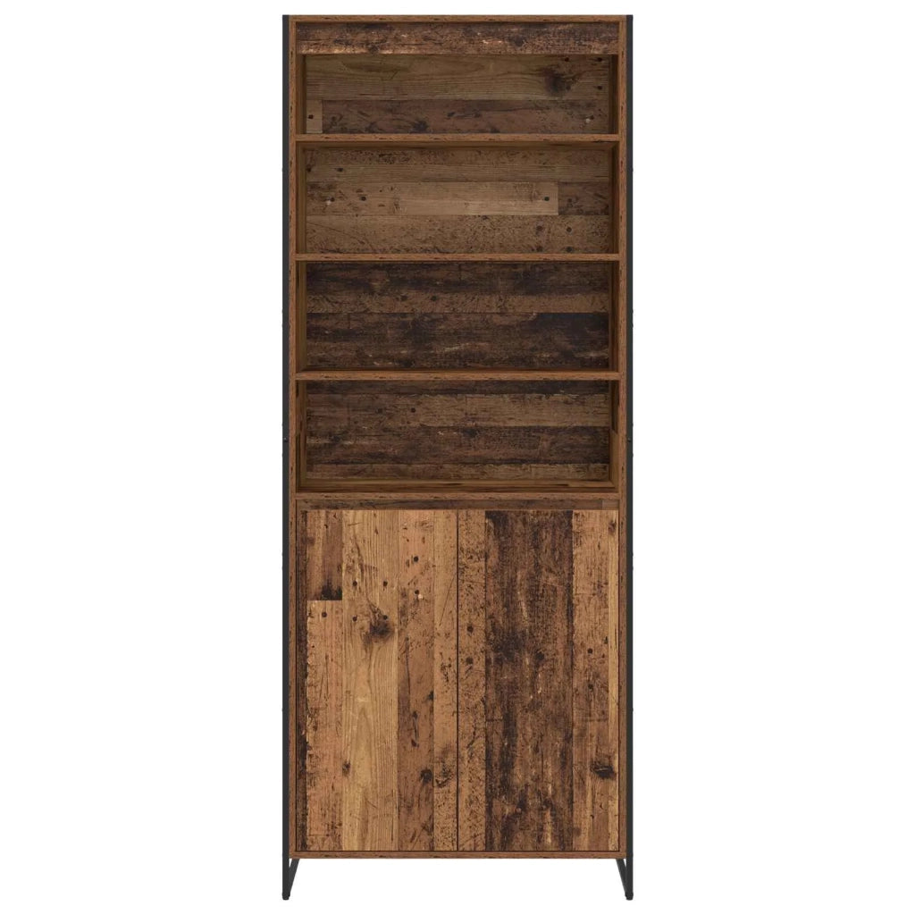 Armadi alti 2 pcs Legno vecchio 79 x 36 x 200 cm