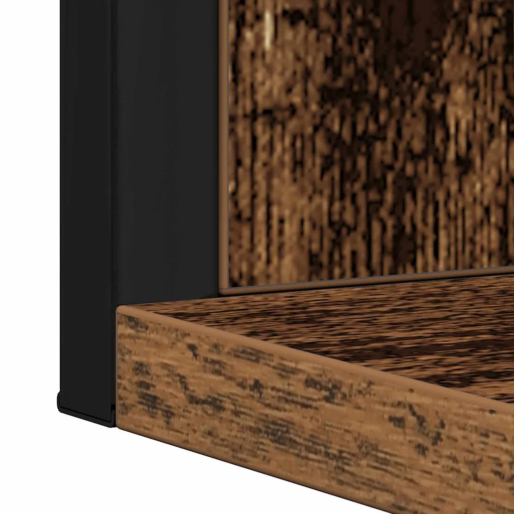 Specchio con lo scaffale Legno vecchio 50 x 12 x 60 cm 862220
