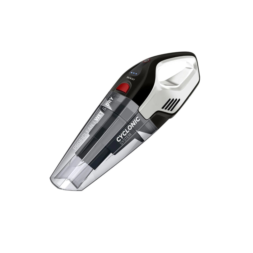 Aspirapolvere portatile ricaricabile senza fili, funzione wet dry solidi liquidi, batteria litio 2200mAh 100W - SOGO