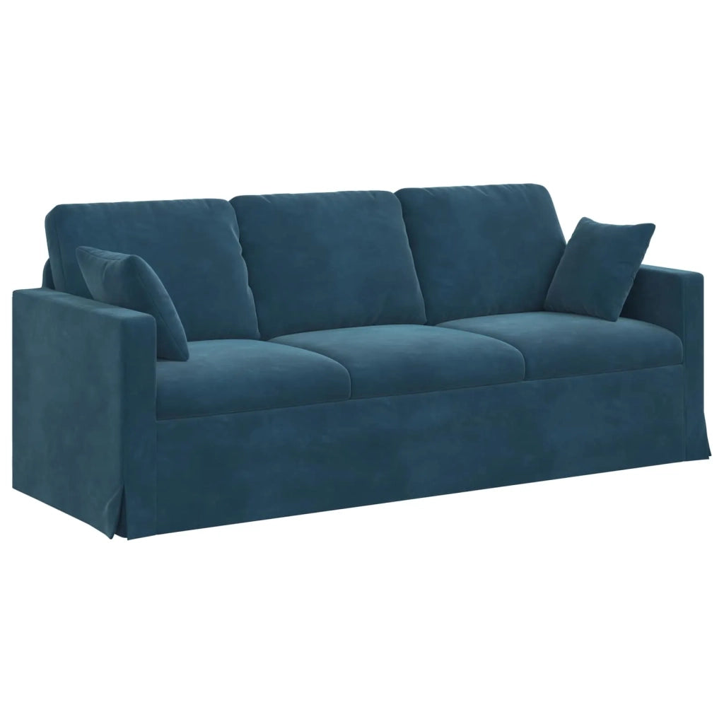 Divano Blu 198 x 78 x 80 cm Velluto 42024439