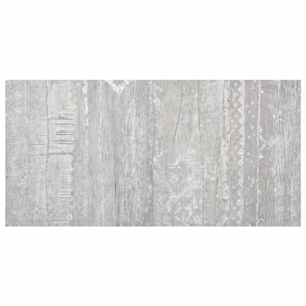 Tavole per Pavimenti 5,11 m² 55 pcs PVC Grigio chiaro e bianco 42046347