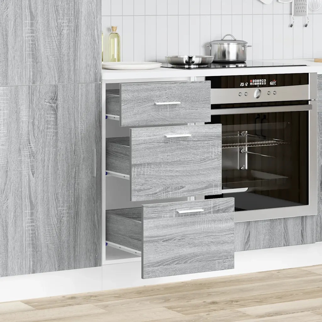 Pensile da cucina | Armadio Inferiore ¡°Lyon¡± Grigio Sonoma 40x46x81,5 cm