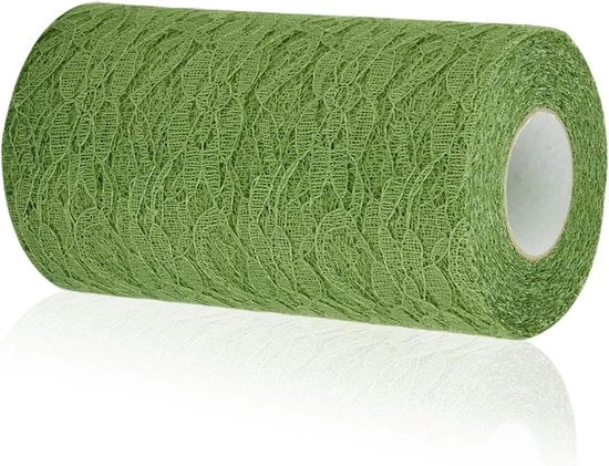 Telaio verde per decorazioni - 15 cm x 22,8 m