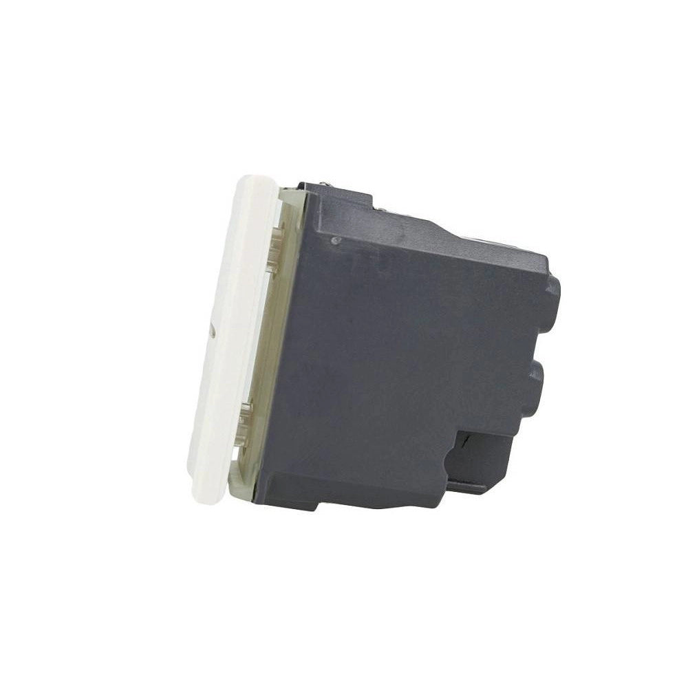 Trade Shop - Deviatore 1p Assiale 16a Unipolare Bianco Compatibile Bticino Axolute -