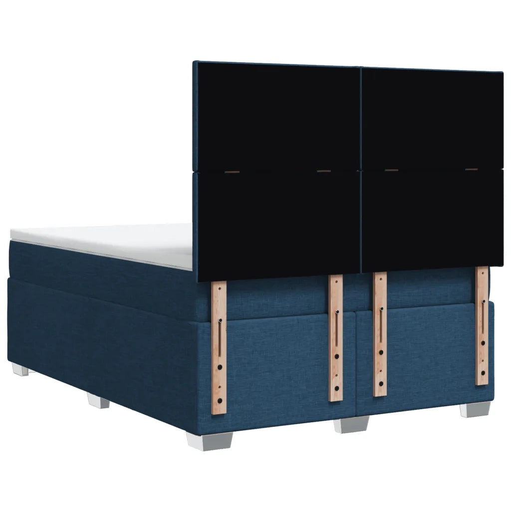 Giroletto a Molle con Materasso Blu 140x200 cm in Tessuto 3290510