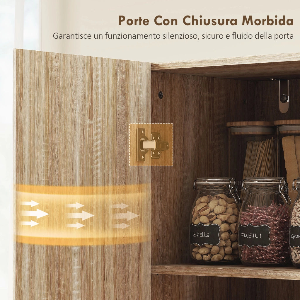 Credenza ¨C Minimal ¨C Legno 75x40x165 cm