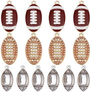 24 Pezzi di Charms per Gioielli da Fai da Te con tema Calcio