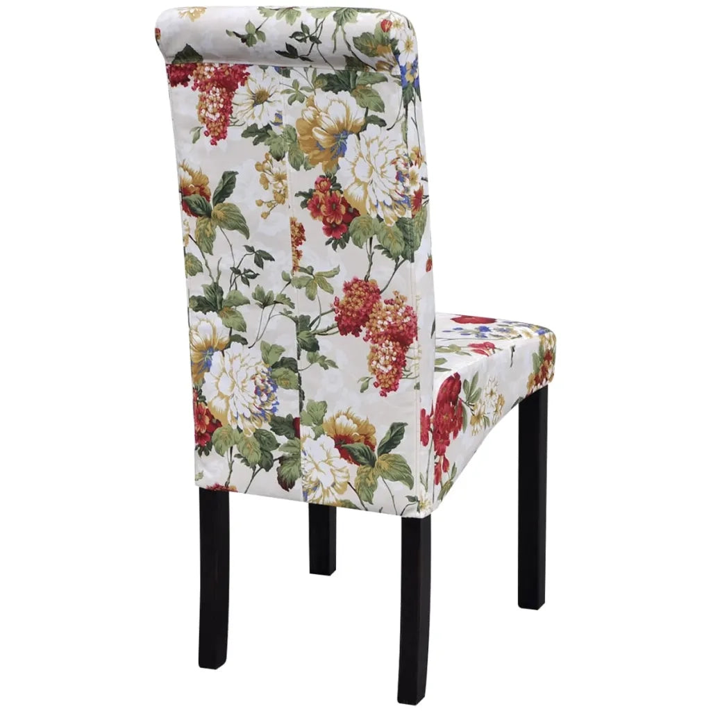 Sedie da Pranzo 6 pz in Tessuto Multicolore 272505