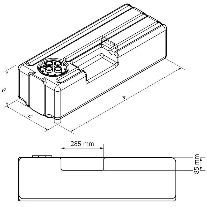SERBATOIO ACQUE NERE LT.41