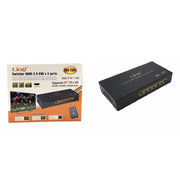 Trade Shop - Switch Switcher Hdmi 2.0 Hdr A 3 Porte Supporta 4k 2k 3d Sdoppiatore Hdv-2031 -