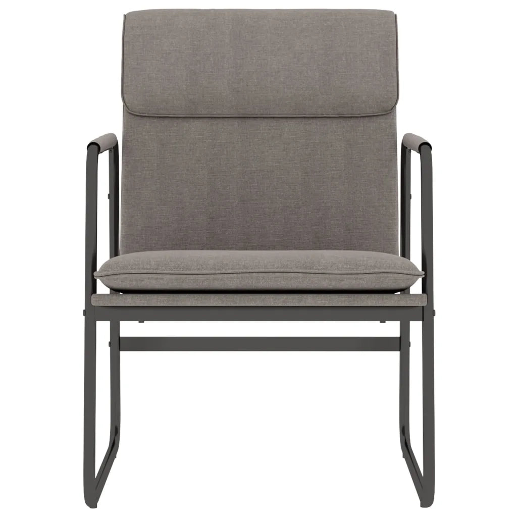 Poltrona | Sedia Lounge Tortora 55x64x80 cm in Tessuto