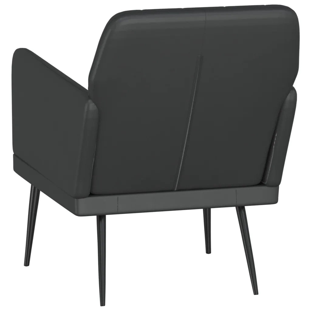Poltrona Nera 61x78x80 cm Similpelle 351392