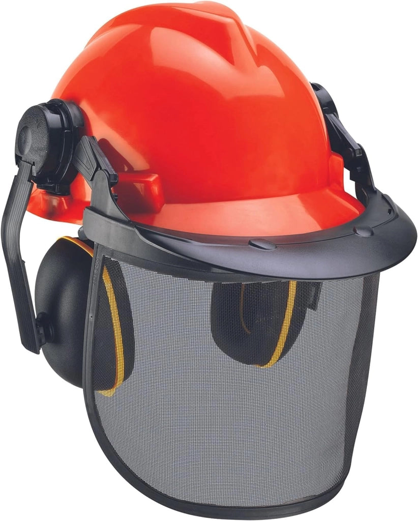 Visiera Rete Metallo con Elmetto con Cuffia Einhell H.cm 19