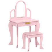 Tocador per Bambini con Specchio e Cassetto ¨C Minimal ¨C Rosa