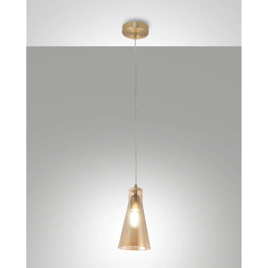 Sospensione Ambra 1 Luce Dafne Fabas Design Elegante per Ogni Ambiente