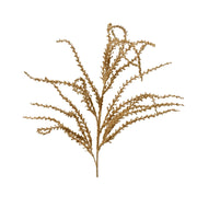 RAMO DECORATIVO NATALIZIO GLITTER ORO JAVANICA KAEMINGK 94 CMALBERO E COMPOSIZ