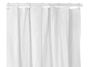 TENDA DOCCIA PVC BIANCA- - cm.120x200h. - 1 blister AGLAIA