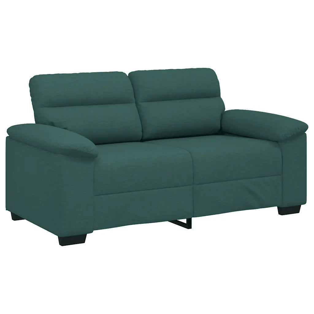 Divano a 2 Posti-Sofa 2 Posti Verde Scuro 120 cm in Tessuto 878982