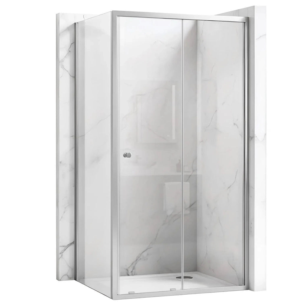 Cabina Doccia Rea Primo Slide 120x80 Chrome