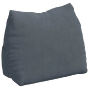 Cuscino per Schiena | Cuscino dorsale Grigio scuro 45 x 20 x 35 cm