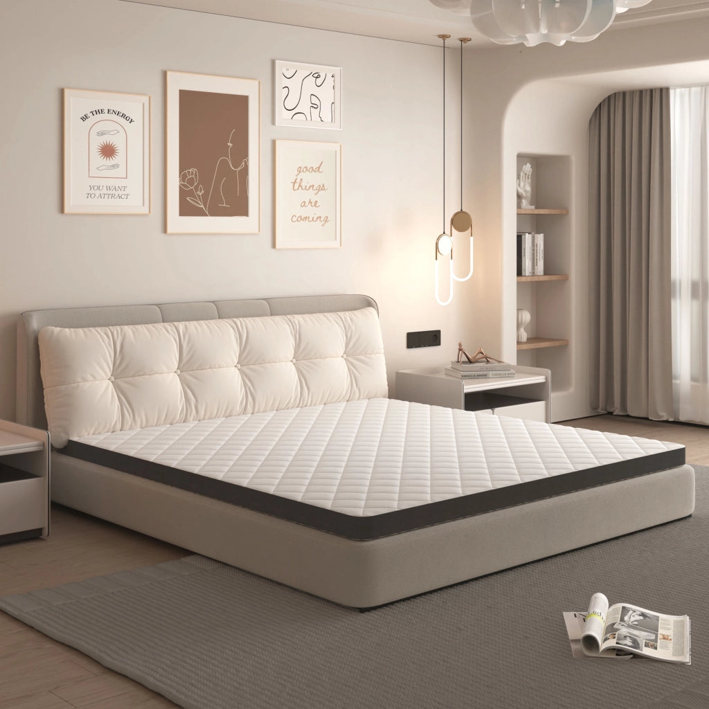 Materasso in schiuma 7 zone bianco 180x200 cm