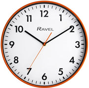 Cronometro analogico per ufficio e cucina 30cm - Quartz - RWC.30.8 - Arancione