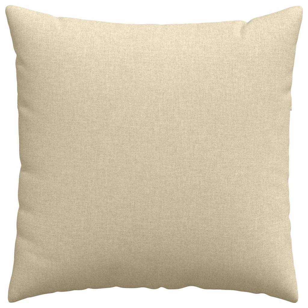 Cuscini da Divano 2 pcs Crema 80 x 80 cm Tessuto 42014047