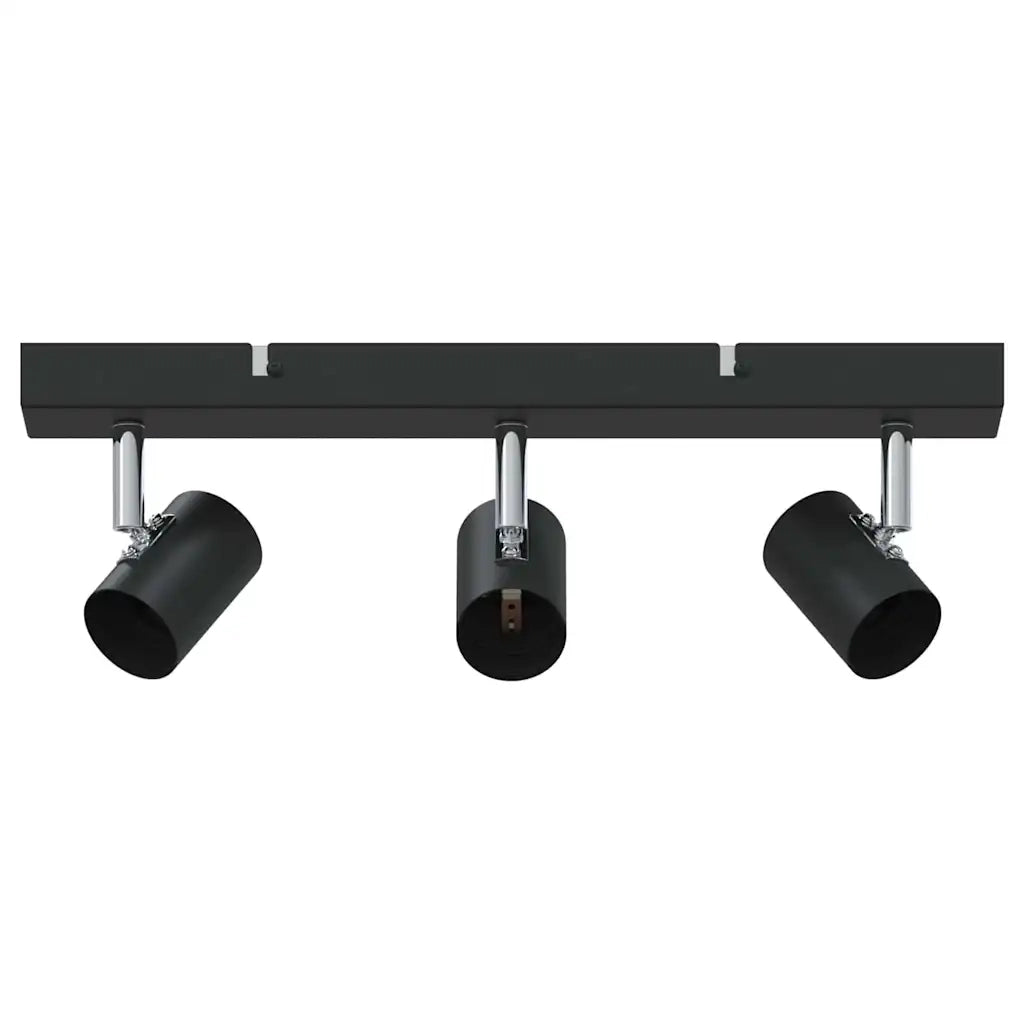 Faretto da soffitto Nero 38 x 6,5 x 11,5 cm Metallo 4108182