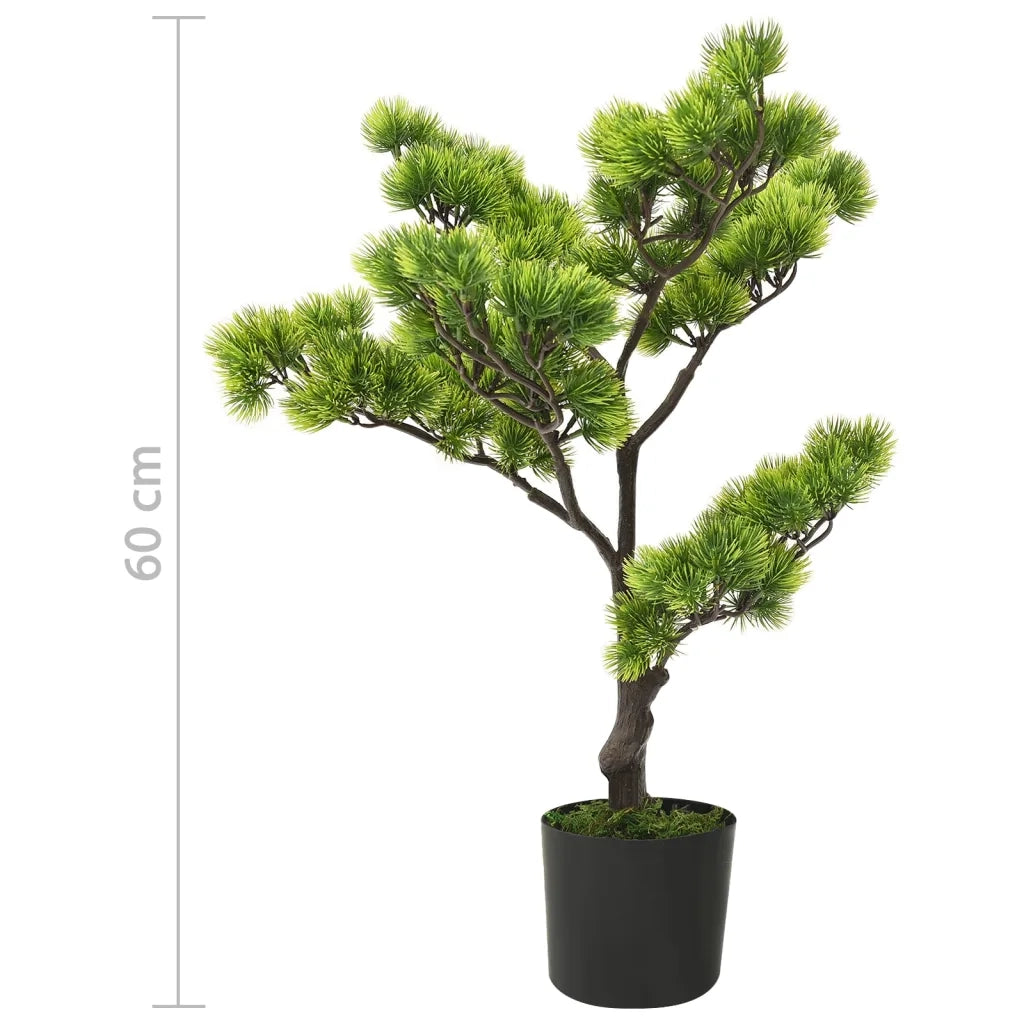 Bonsai di Pino Artificiale con Vaso 60 cm Verde 336316