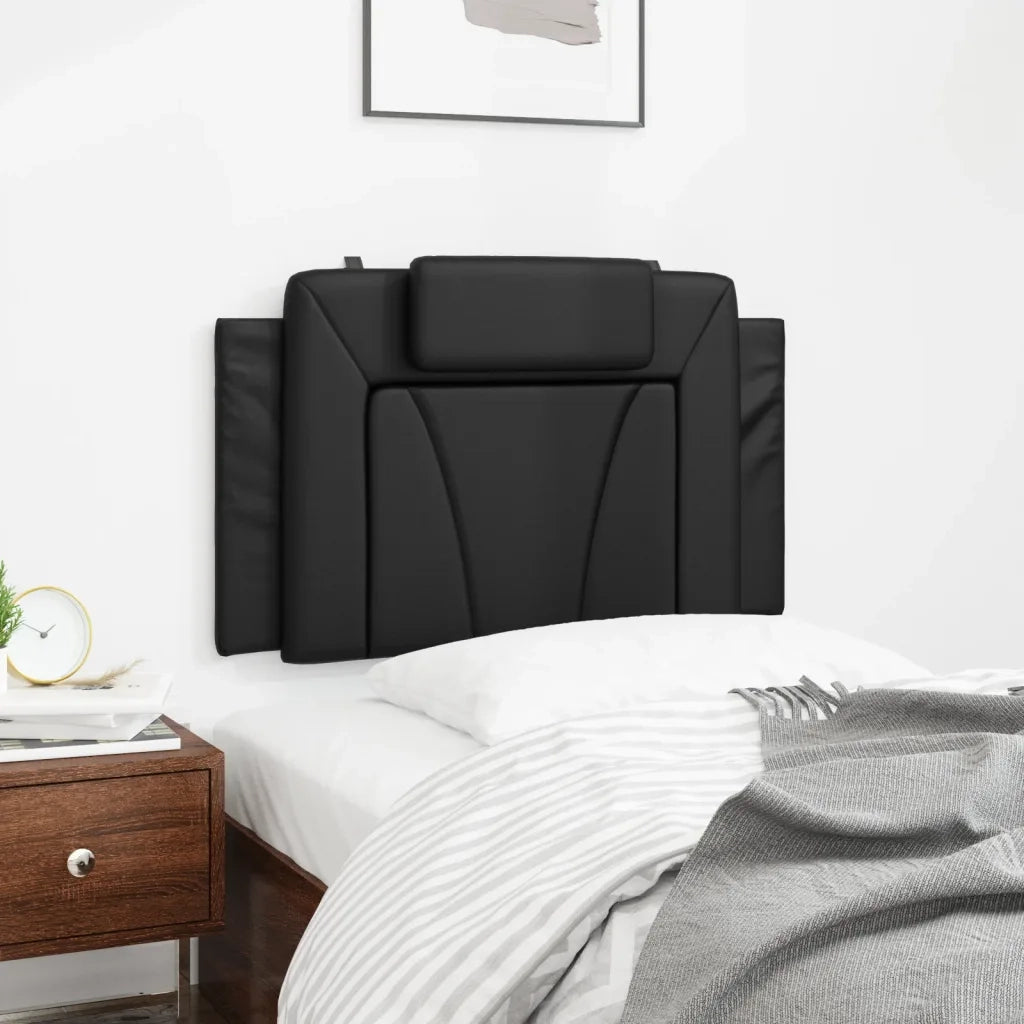 Cuscino Testiera Viana Nero 80 cm in Similpelle 374760
