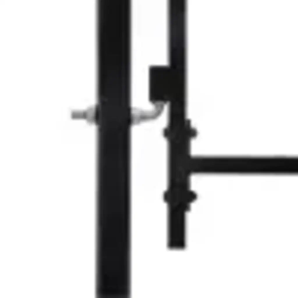 Cancello per recinzione a doppia porta Woerden con punta a lancia 400x174,5 cm 145739