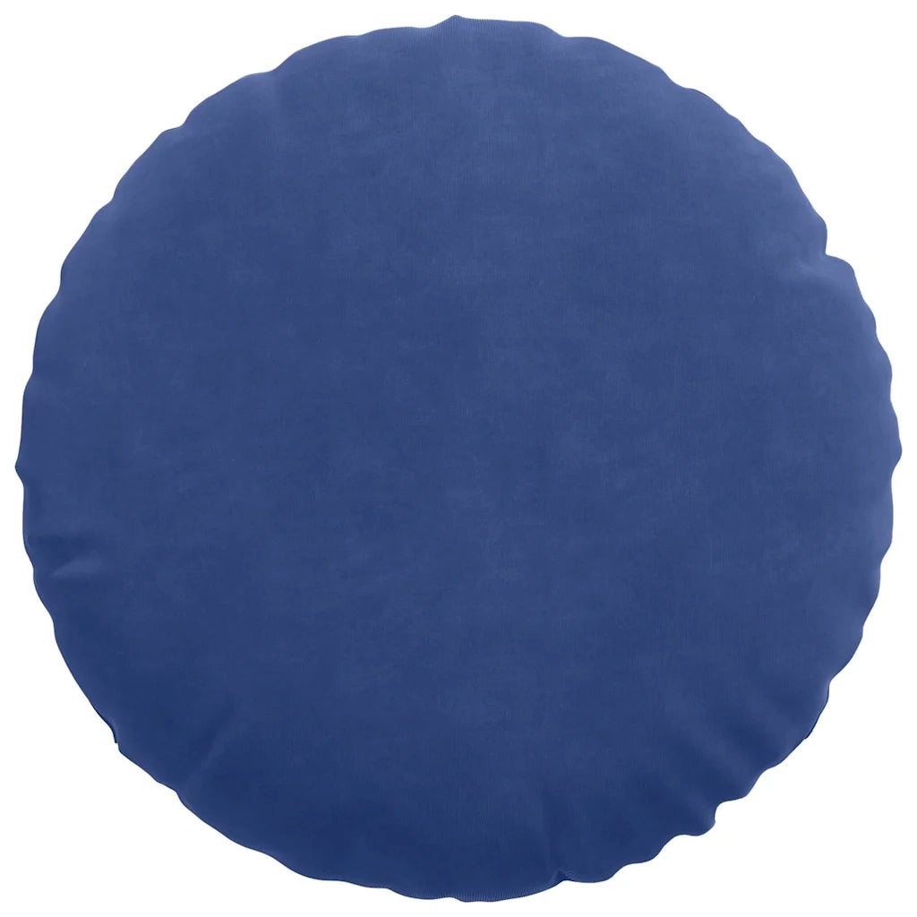 Cuscini per Seduta 2 pz | Cuscini per sedie Blu Polizia ? 40 x 13 cm Velluto