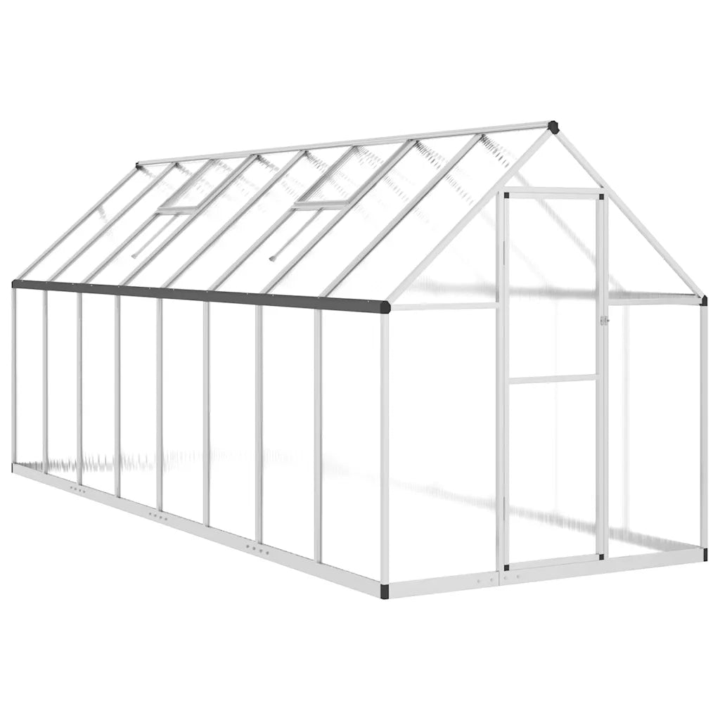 Telaio Serra con Base Argento 445x169x195 cm in Alluminio