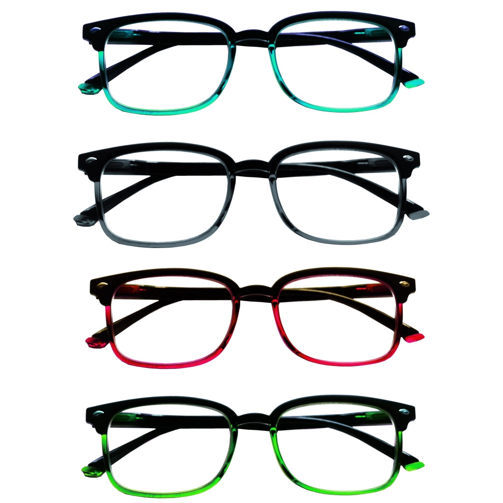 OCCHIALI DA VISTA GRADUATI 'KIT HAWAII' +1 nero-blu - CHARRO