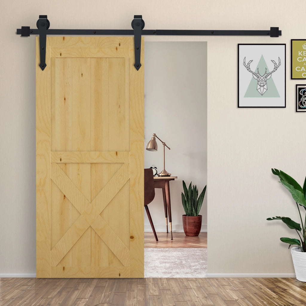 Kit Accessori Porta Scorrevole ¨C Minimal ¨C 200 cm Nero