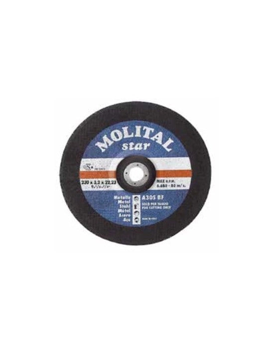 DISCO DA SBAVO PER FERRO MOLITAL Ø 230x6,4 mm - MOLITAL