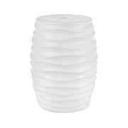 Sgabello Sfinge wave bianco 33x33x46 cm