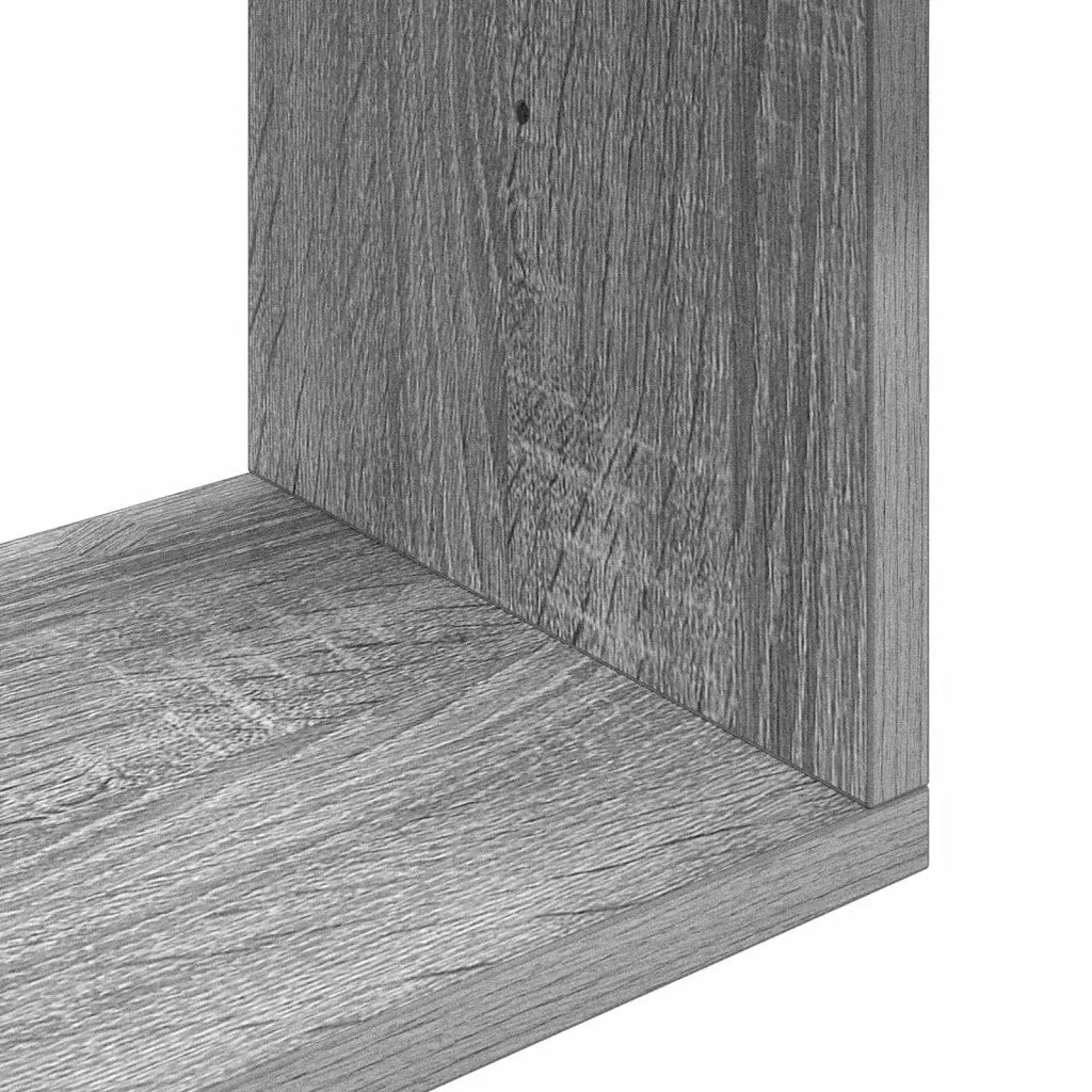 Scaffale da parete Sonoma grigio 60 x 11 x 60 cm 8012169