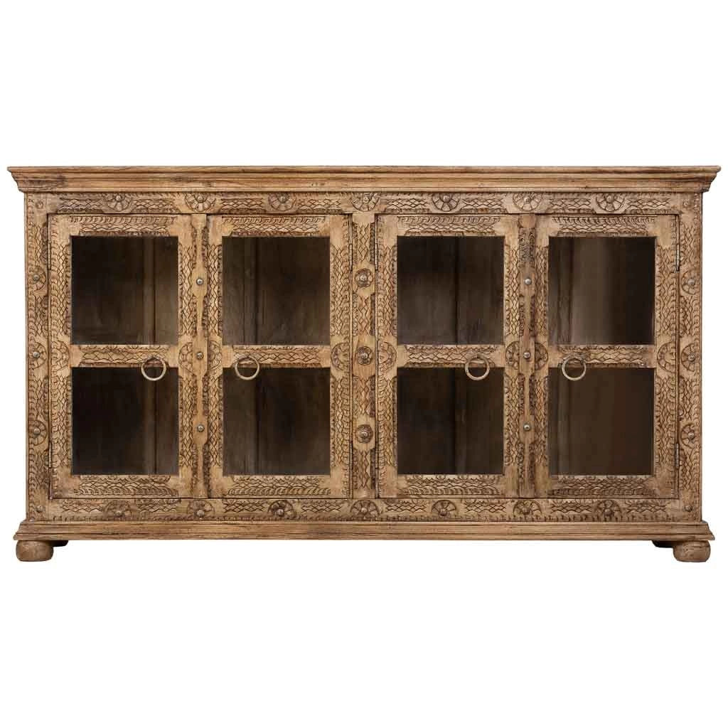 Credenza in legno marrone 180x43x100