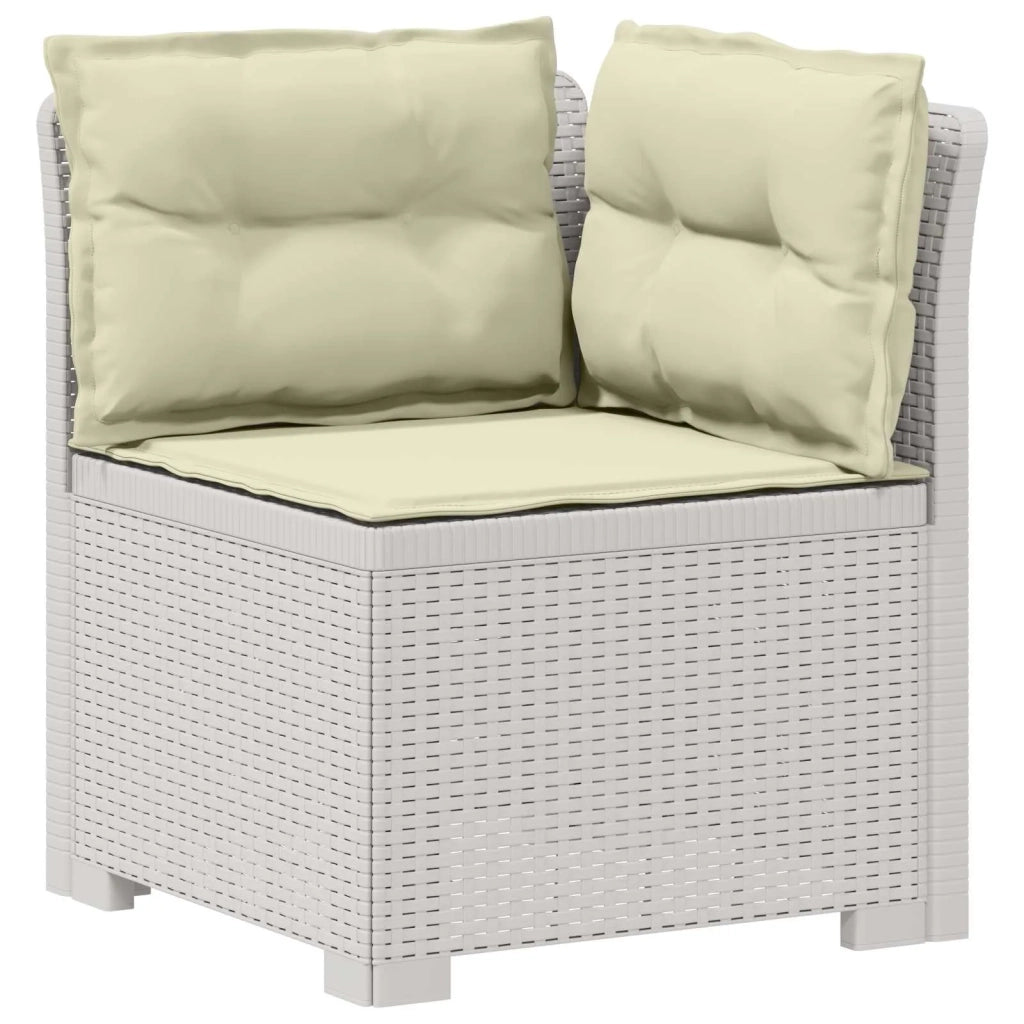 Divano da esterno-Divano da Giardino a 2 Posti con Cuscini Aspetto Rattan PP 204714